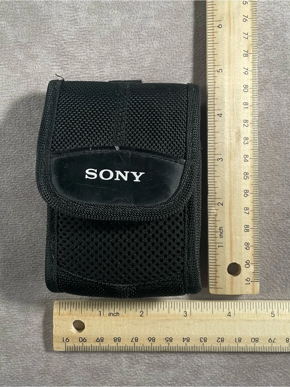 Sony Black Compact Camera Pouch Trio